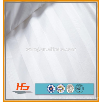 TC50 / 50 PolyCotton mezcla de tela de raso satinado hotel de tela